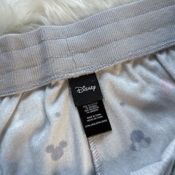 Disney Pale Gray Silky Fleece PJ Set - Picture 5 of 8